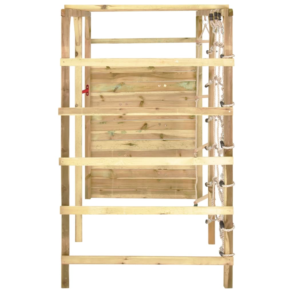 Cadre d'escalade Vidaxl 240x100x170 cm Pine imprégnée