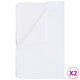 VidaXL protège-matelas 2 pcs imperméable 140x200 cm coton blanc