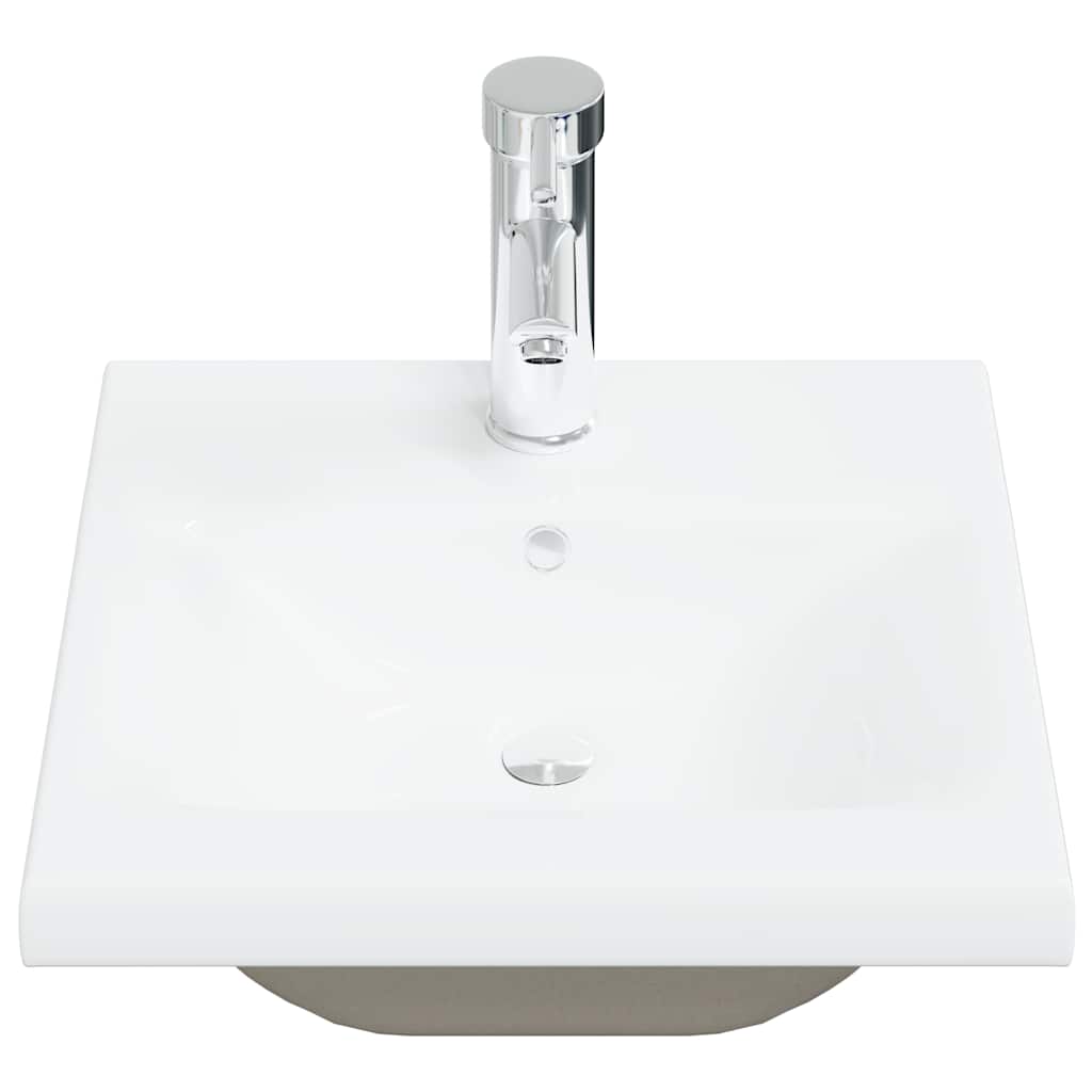 Vidaxl Built -in Washingin avec TAP 42x39x18 cm en céramique blanc