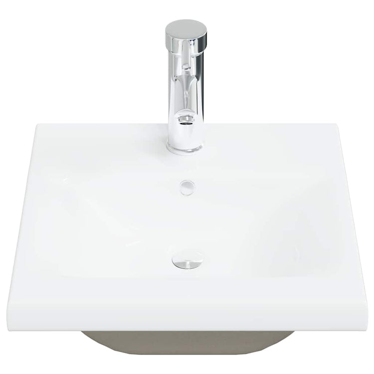 Vidaxl Built -in Washingin avec TAP 42x39x18 cm en céramique blanc