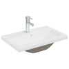 Vidaxl Built -in Washingin avec Tap 61x39x18 cm Céramique blanc