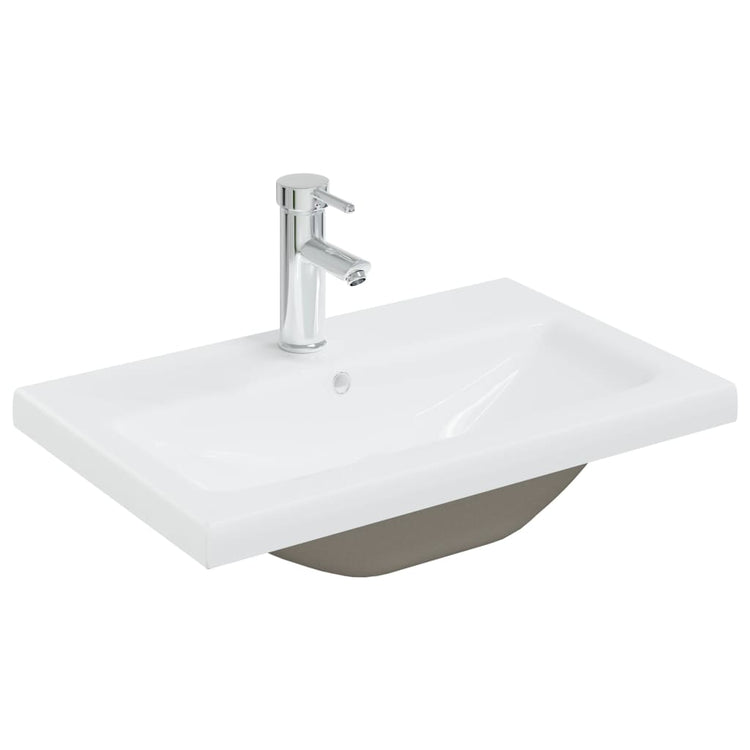 Vidaxl Built -in Washingin avec Tap 61x39x18 cm Céramique blanc
