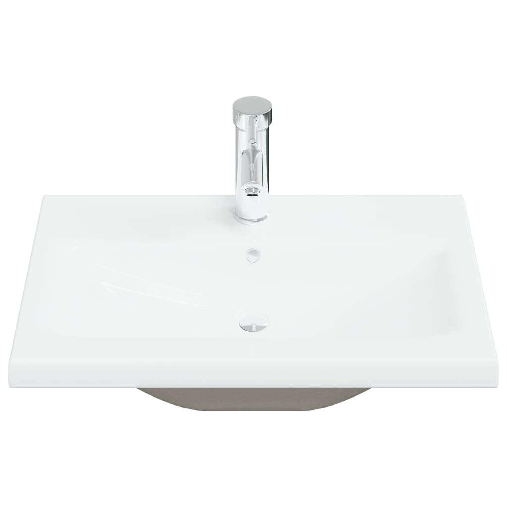 Vidaxl Built -in Washingin avec Tap 61x39x18 cm Céramique blanc