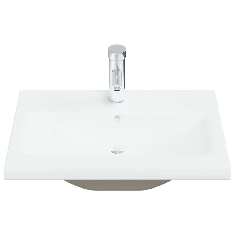 Vidaxl Built -in Washingin avec Tap 61x39x18 cm Céramique blanc