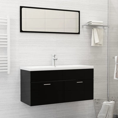 Vidaxl Built -en Wash Table avec Tap 101x39x18 cm Céramique blanc