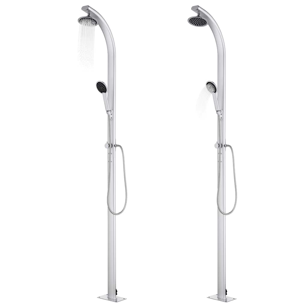 Vidaxl Douche extérieure 215 cm en aluminium