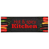 Vidaxl Cuisine Mat lavable Hot Spicy 60x300 cm