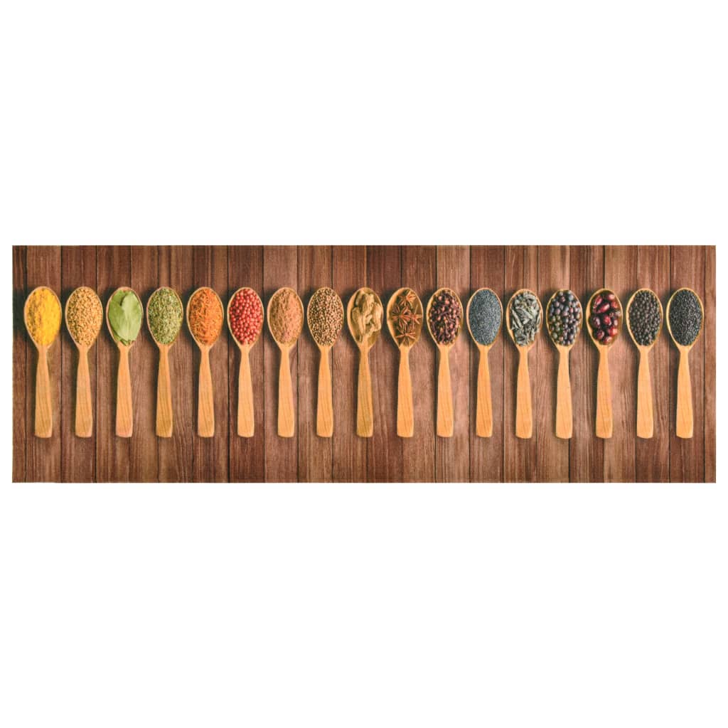 Vidaxl Cuisine Mat lavables Spoons 60x300 cm