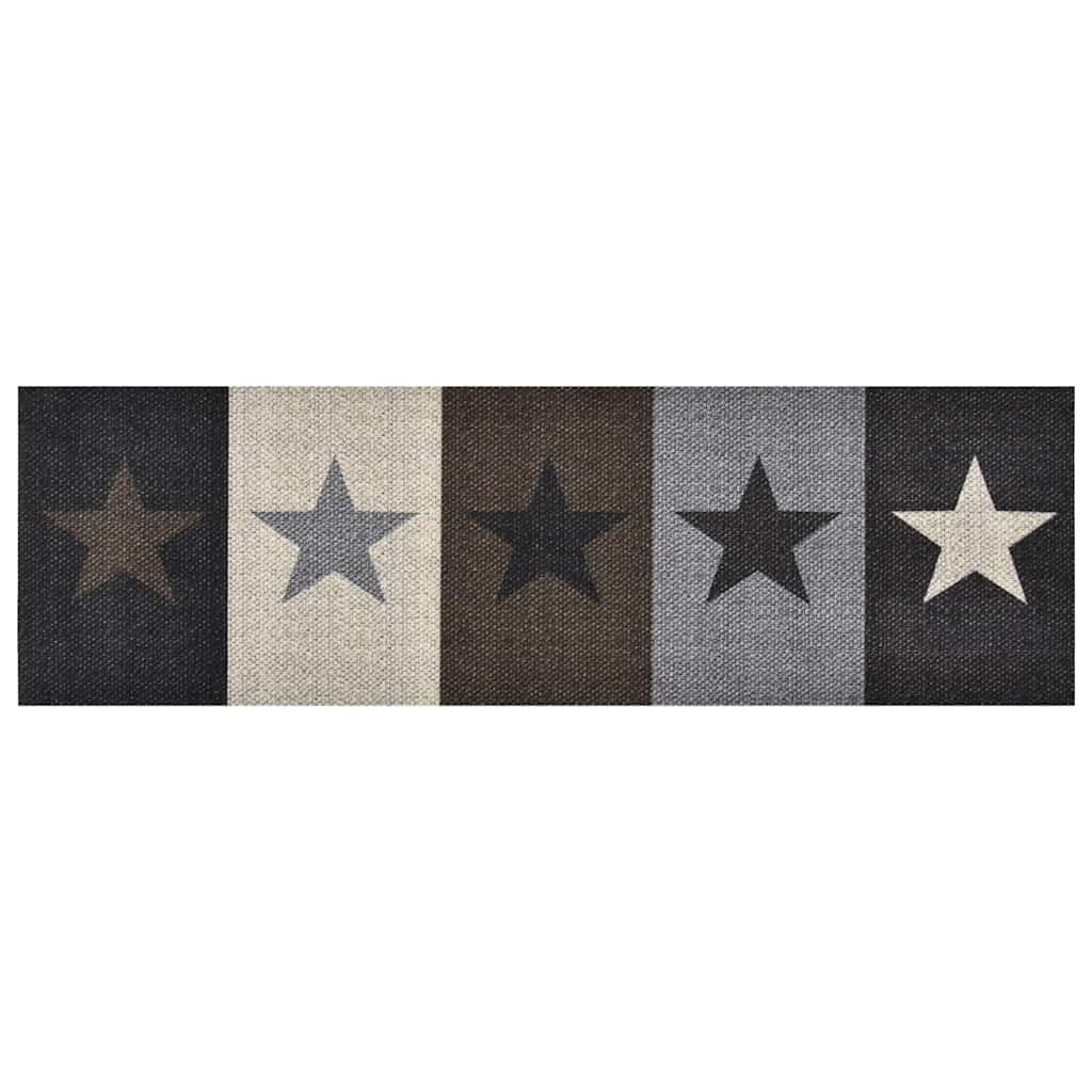 Vidaxl Cuisine Mat Washable Star 45x150 cm