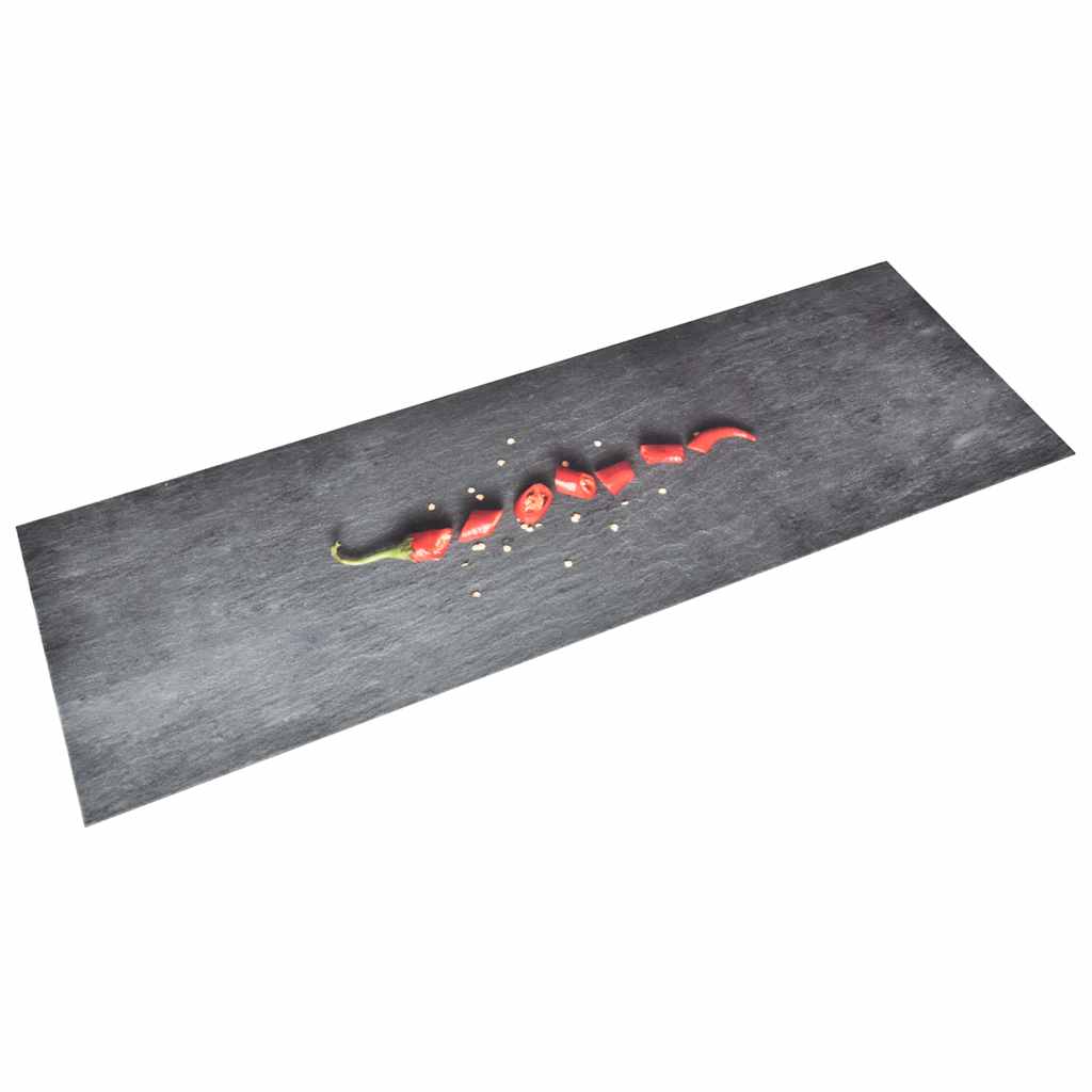 Vidaxl Cuisine tapis lavable poivre 45x150 cm