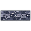 Vidaxl Cuisine Mat Café lavable 60x300 cm bleu