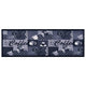 Vidaxl Cuisine Mat Café lavable 60x300 cm bleu