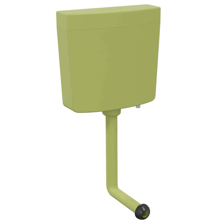 Plancher de toilette Vidaxl avec approvisionnement en eau en bas 3 6 L Green d'olive