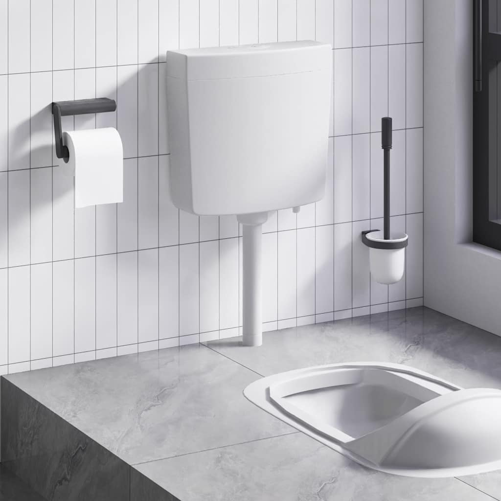 Planchers de toilette Vidaxl avec alimentation en eau en bas 3 6 l gris