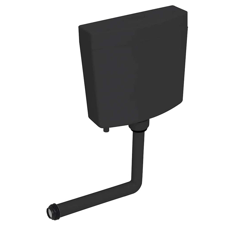 Plancher de toilette Vidaxl avec alimentation en eau au fond 3 6 l noir