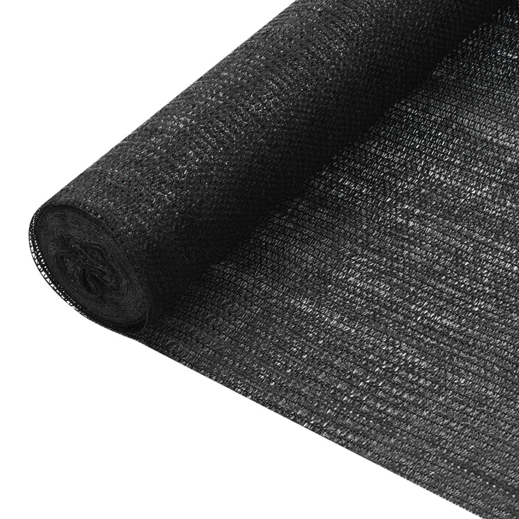 Vidaxx filet d'intimité noir 2x50 m HDPE 75 g m²