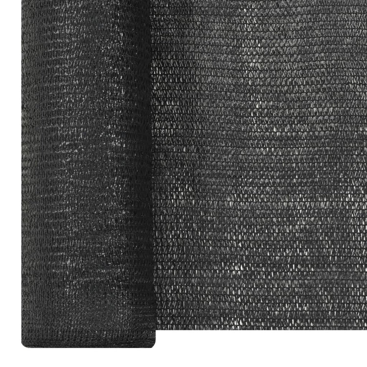 VidaXL filet d'intimité 195 g m² 2x50 m HDPE noir