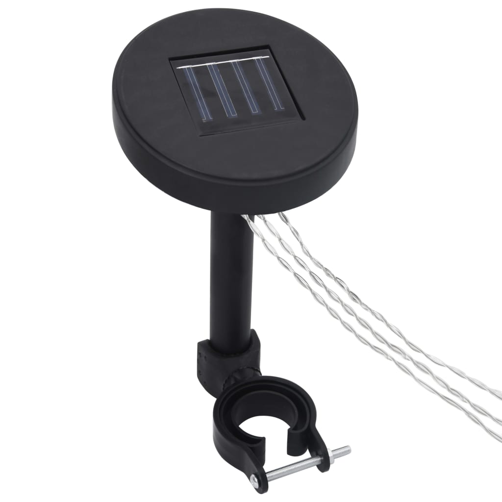 Vidaxl Garland léger avec panneau solaire pour la LED de la tonnelle