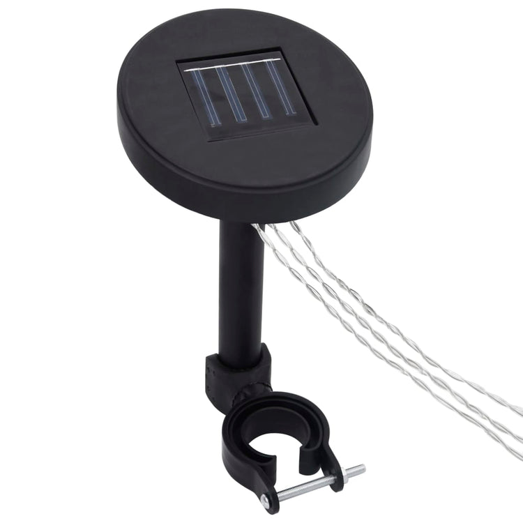 Vidaxl Garland léger avec panneau solaire pour la LED de la tonnelle