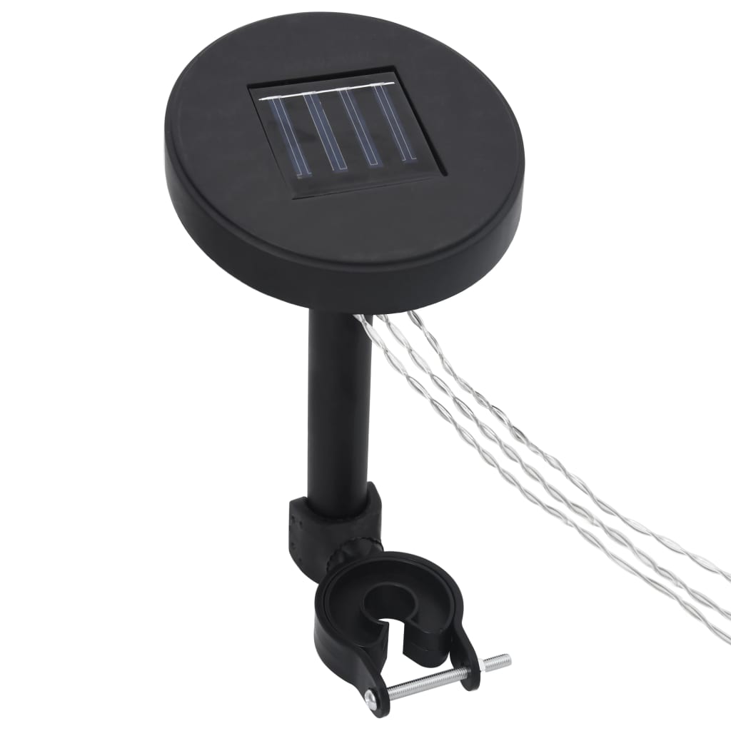 Vidaxl Garland léger avec panneau solaire pour la LED de la tonnelle