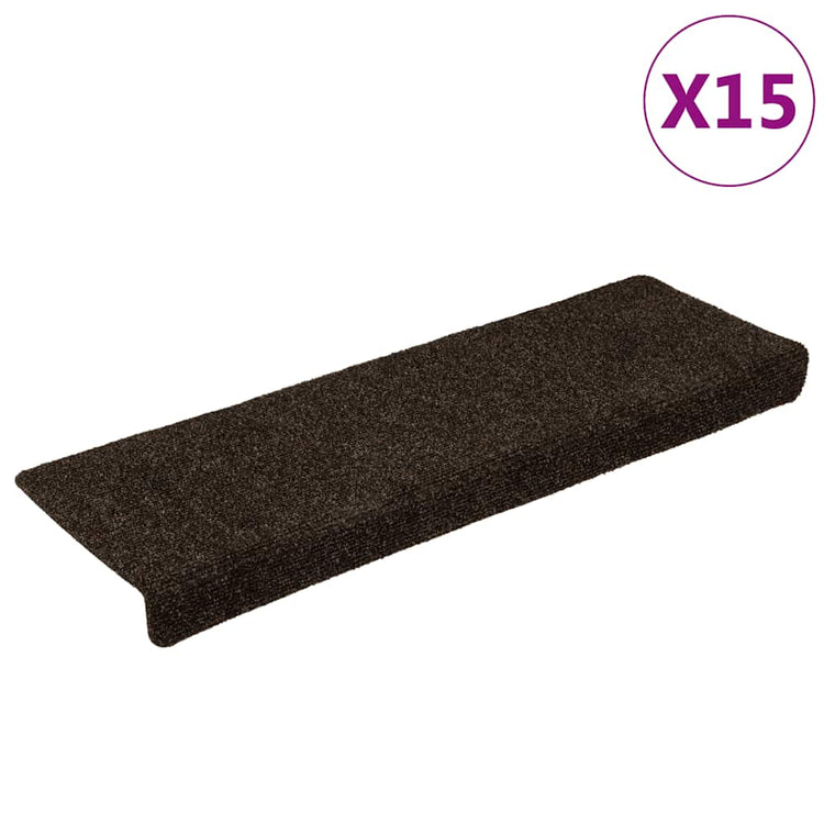 Mattes d'escalier Vidaxl 15 ST 65X21X4 CM AIGNELLE BRORN DROK