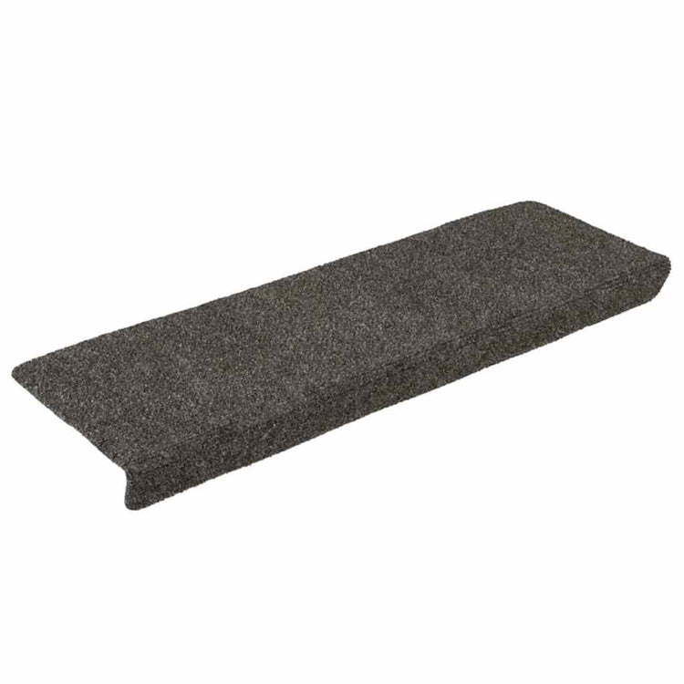 Vidaxl Stair tapis 5 pcs 65x21x4 cm aiguille en feutre anthracite -colored