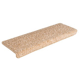 Vidaxl Mat à escalier 15 st 65x21x4 cm de couleur or - afbeelding 3
