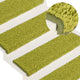 Mattes d'escalier Vidaxl 15 st 65x21x4 cm vert