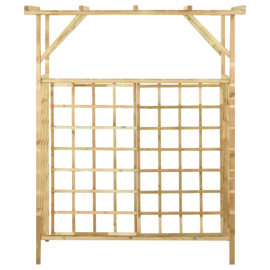 Vidaxl pergola pour 2 conteneurs Pine imprégnée
