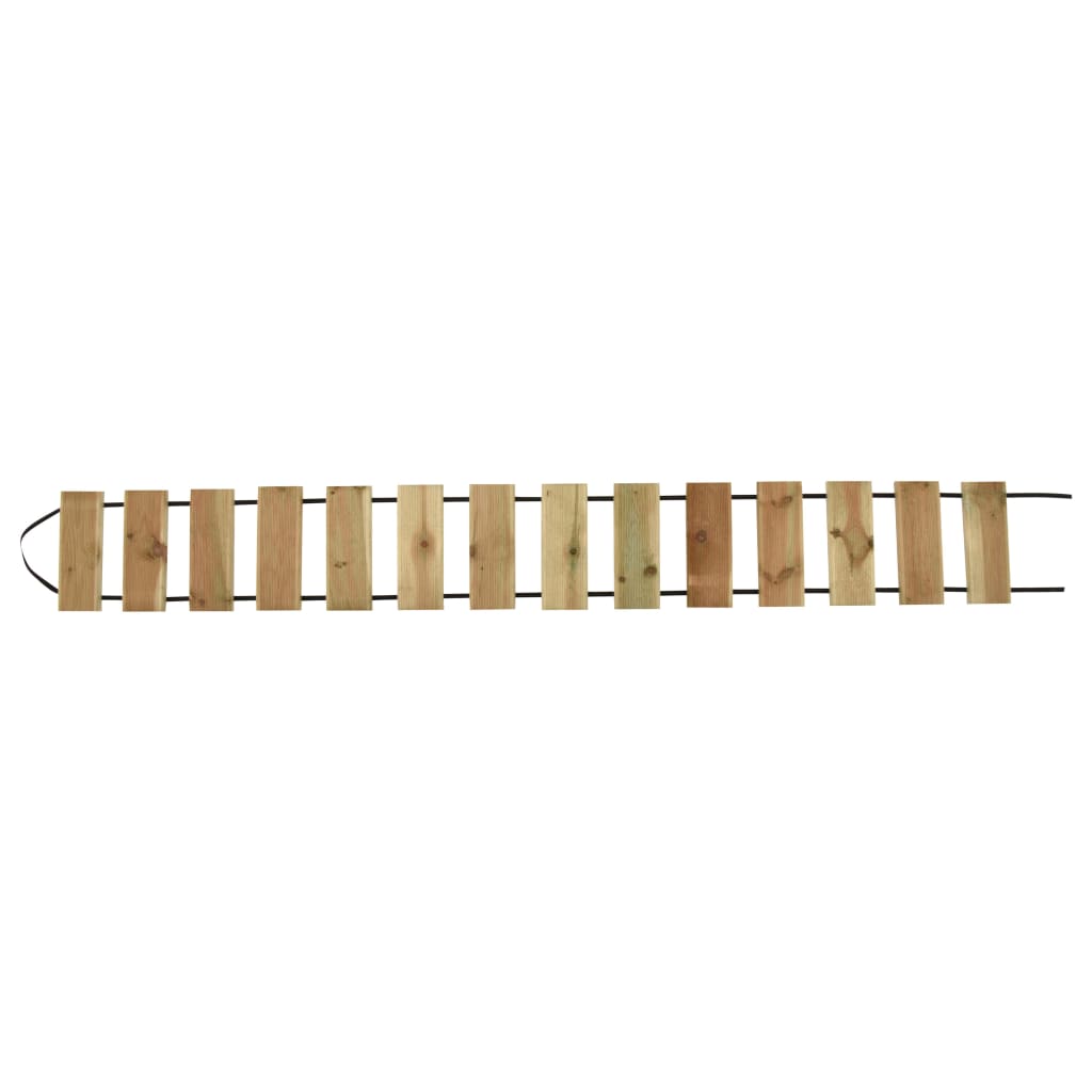 Vidaxl Gardenpad Rollable 35x300 cm Bois de pin imprégné