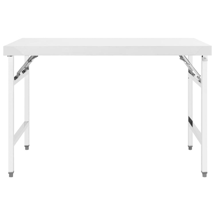 Table de travail de cuisine Vidaxl Pollable 120x60x80 cm