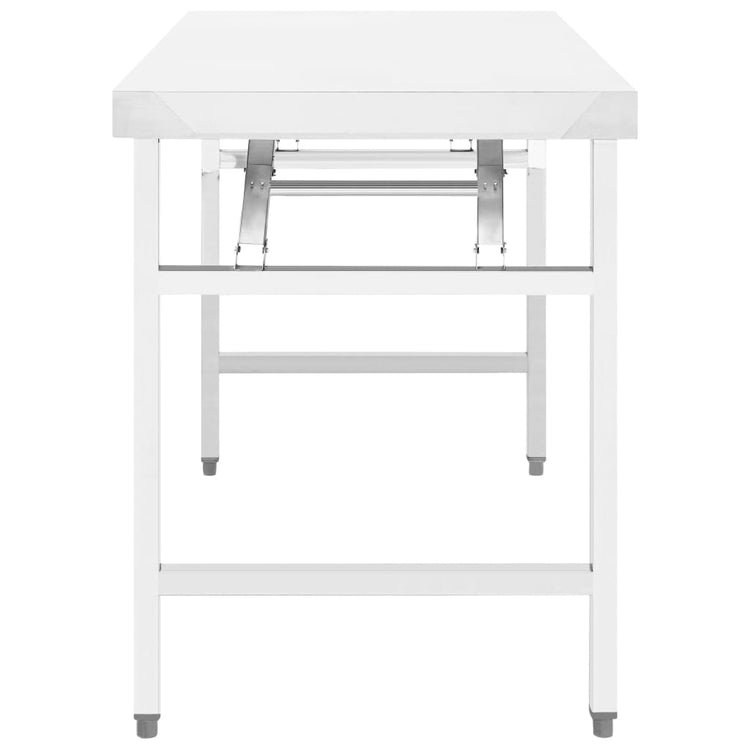 Table de travail de cuisine Vidaxl Pollable 120x60x80 cm