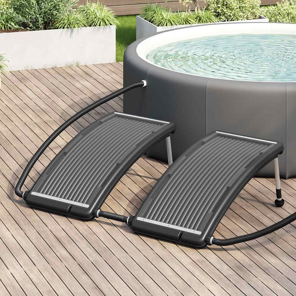 Panne de chauffage de piscine Vidaxl Solaire 2 St Bent 110x65 cm