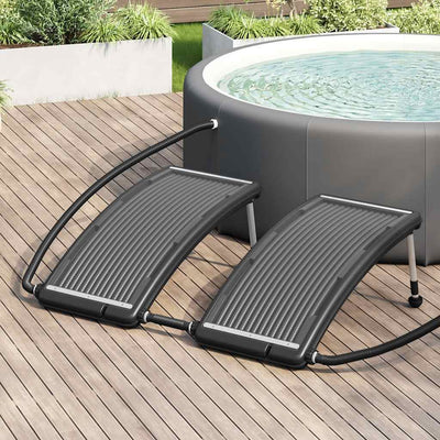 Panne de chauffage de piscine Vidaxl Solaire 2 St Bent 110x65 cm
