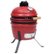 Vidaxl kamado barbecue 2-en-1 56 cm rouge céramique