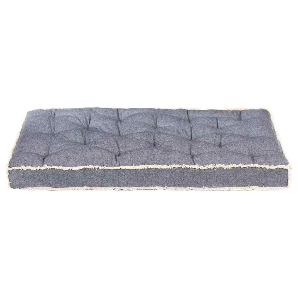 Vidaxl Bank Cushion Pallet 120x80x10 cm bleu