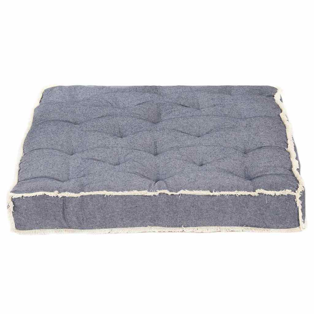 Vidaxl Bank Cushion Pallet 120x80x10 cm bleu