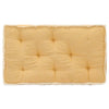 VidaXL coussin de canapé palette 73x40x7 cm jaune