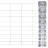 Vidaxl hek 50x1,2 m Galvanisé en acier argent coloré