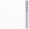 Vidaxl hek 50x1,25 m Galvanisé en acier argent coloré