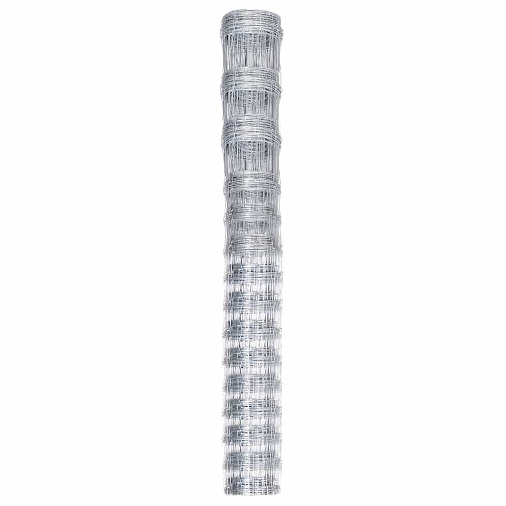 Vidaxl hek 50x1,6 m en acier galvanisé en acier couleurs