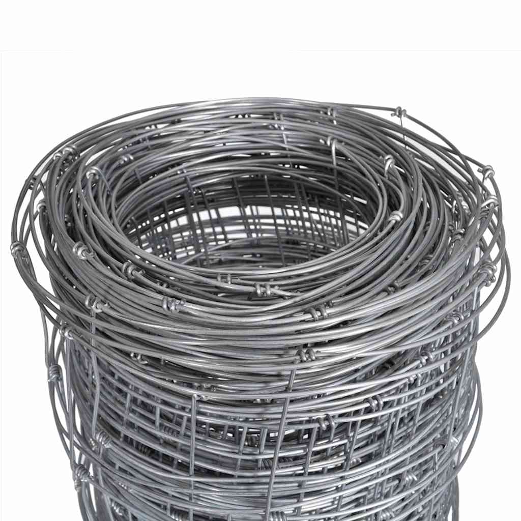Vidaxl hek 50x1,6 m en acier galvanisé en acier couleurs