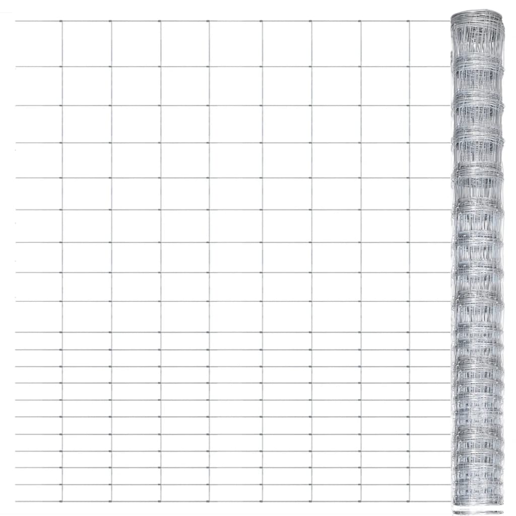 Vidaxl hek 50x1,6 m en acier galvanisé en acier couleurs