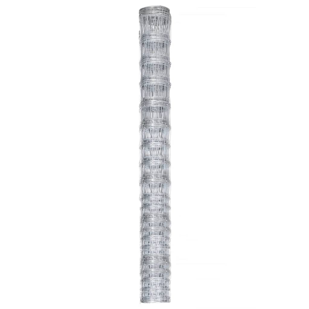 Vidaxl hek 50x1,6 m en acier galvanisé en acier couleurs