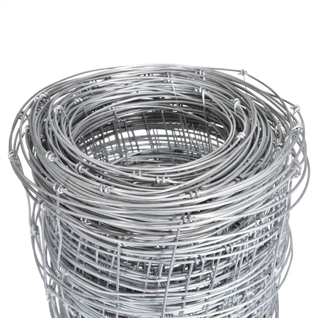 Vidaxl hek 50x1,6 m en acier galvanisé en acier couleurs