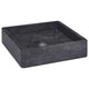Puits vidaxl 40x40x10 cm marbre noir