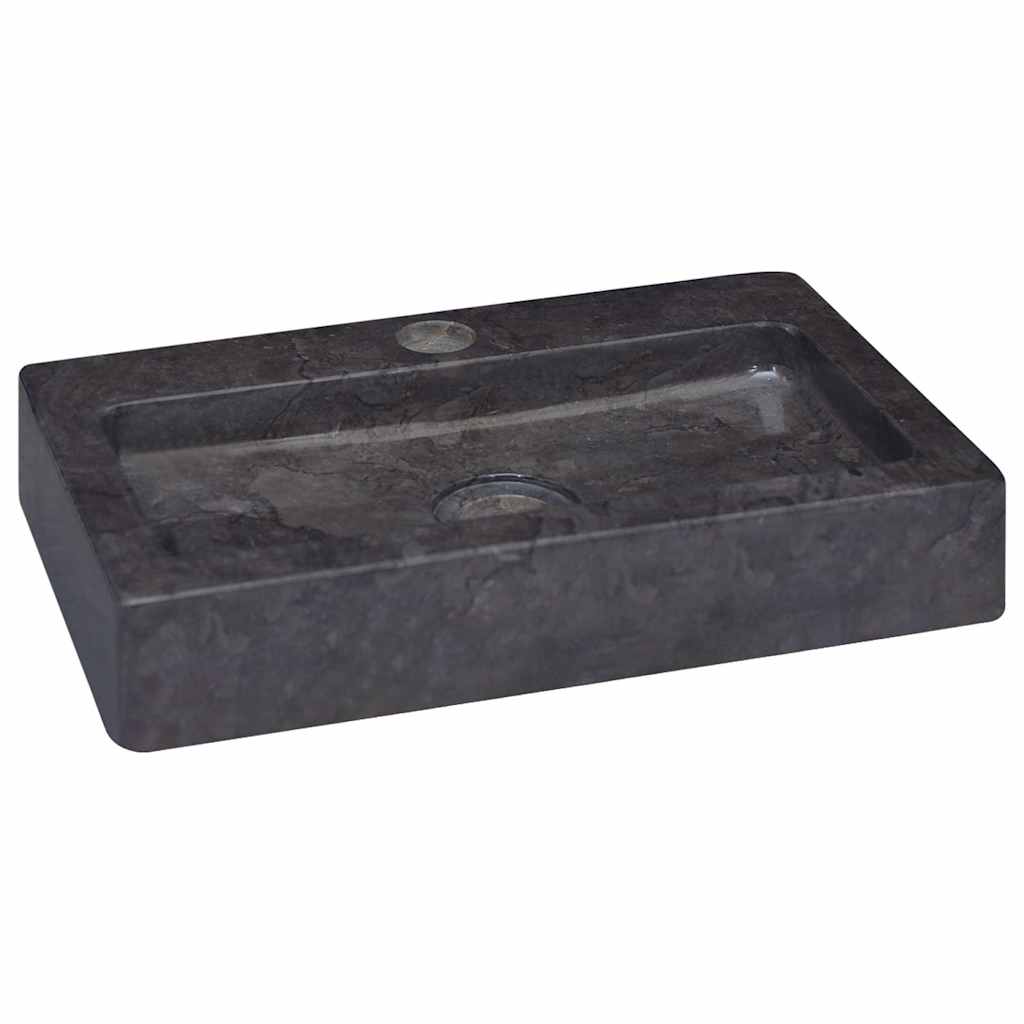 Mur de lavabo de vidaxl - Moule 38x24x6,5 cm Black