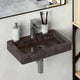 Mur de lavabo de vidaxl - Moule 38x24x6,5 cm Black