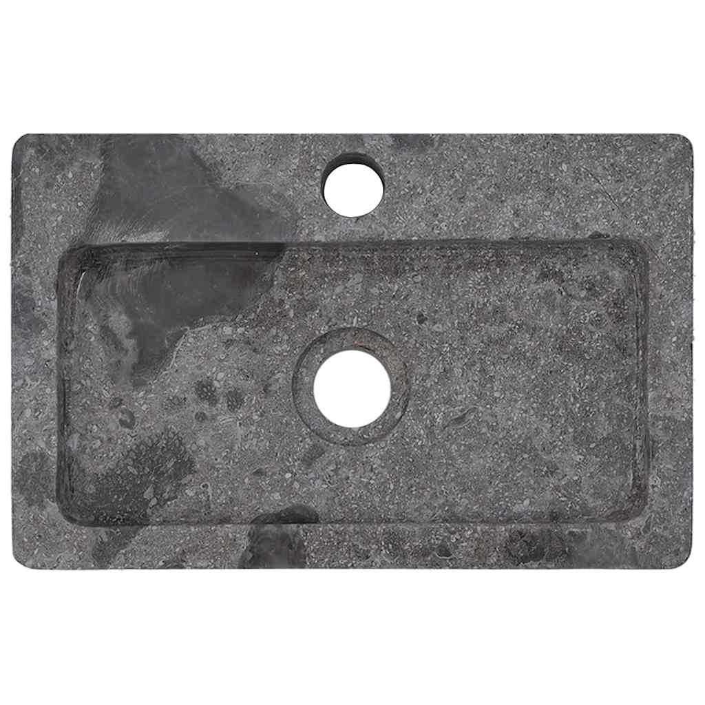 Mur de lavabo Vidaxl - Moule 38x24x6,5 cm Gris en marbre