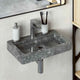 Mur de lavabo Vidaxl - Moule 38x24x6,5 cm Gris en marbre